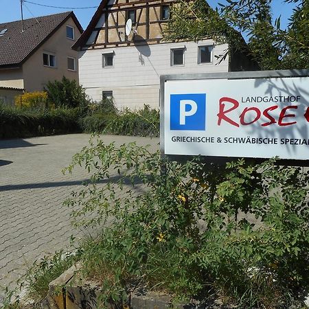 Landgasthof Rose Hotel Ditzingen Esterno foto