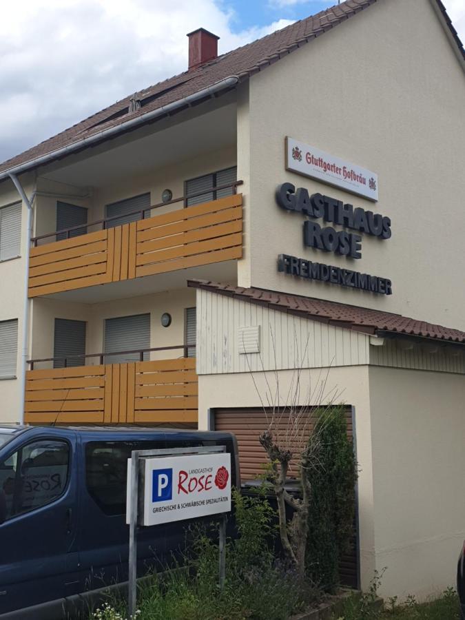 Landgasthof Rose Hotel Ditzingen Esterno foto