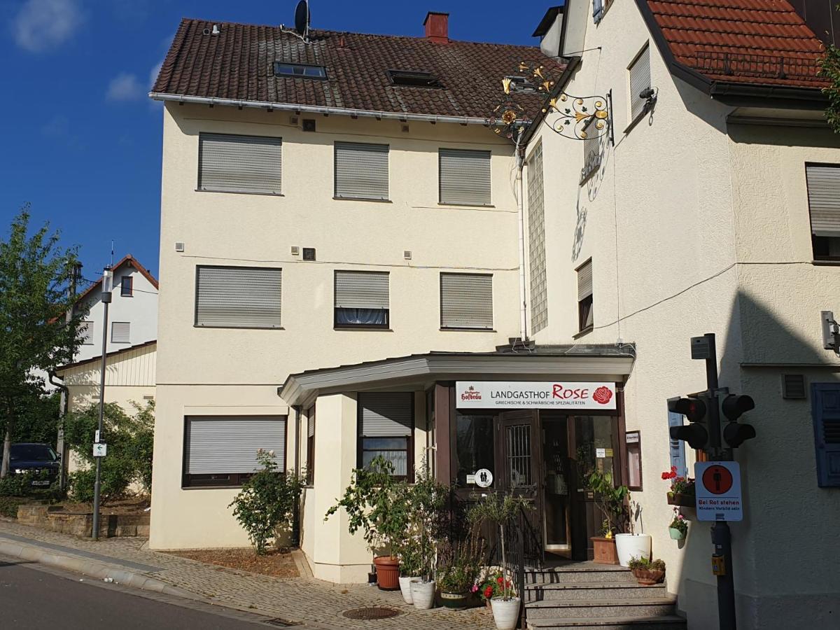 Landgasthof Rose Hotel Ditzingen Esterno foto