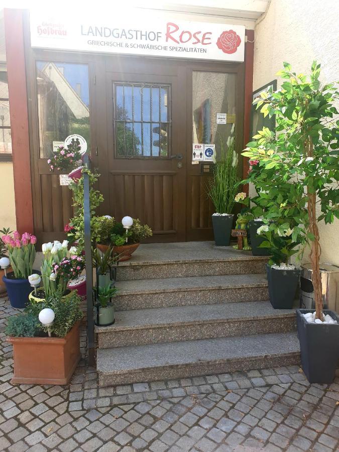 Landgasthof Rose Hotel Ditzingen Esterno foto